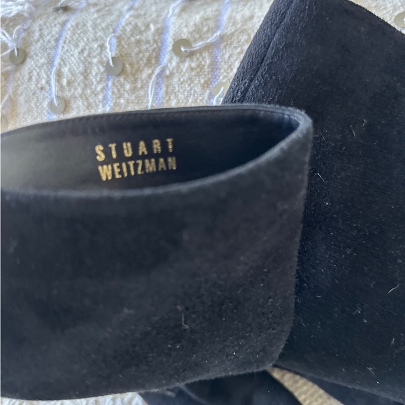 Stuart Weitzman black suede boots - Picture 7 of 8
